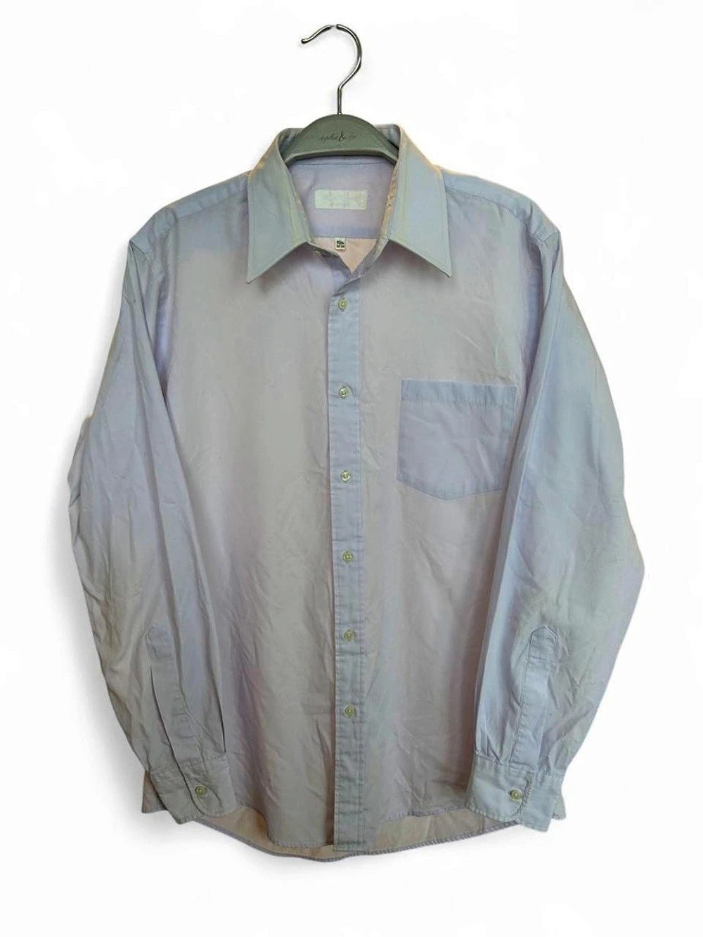 Yves Saint Laurent YSL Men's Dress Shirt Size 15.5 Light Purple